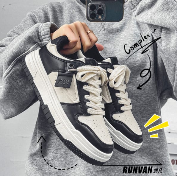 The Heritage Runner | Classic Multi-Texture Sneaker